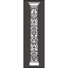 Трафарет Средневековая колонна