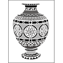 Трафарет Мароканская ваза