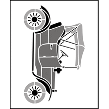 Трафарет Старинное авто