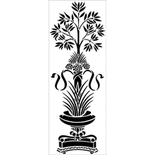 Пример трафарета Панель Адам 7