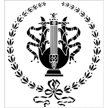 Пример трафарета Картуш Адам 1