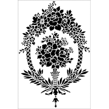 Пример трафарета Картуш Адам 2