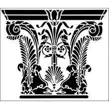 Пример трафарета Вершие колонны 3