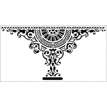 Пример трафарета Викторианская арка