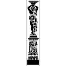 Пример трафарета Колонна весталки