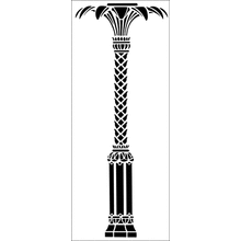 Пример трафарета Тонкая колонна