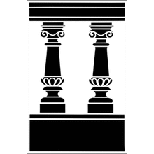 Пример трафарета Балюстрада 2