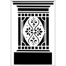 Пример трафарета Большая пилястра 1