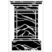 Пример трафарета Большая пилястра 3