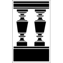 Пример трафарета Балюстрада 4