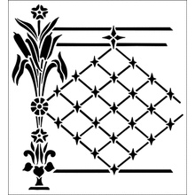 Пример трафарета Рейлинг 4