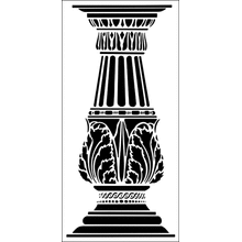 Пример трафарета Пьедестал 2