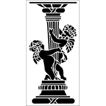 Пример трафарета Пьедестал 3