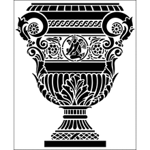 Пример трафарета Урна 5