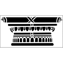 Пример трафарета Вершие колонны 1