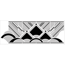 Пример трафарета Бордюр 172