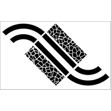 Пример трафарета Бордюр 186