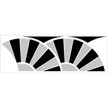 Пример трафарета Бордюр 187