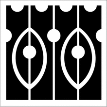 Пример трафарета Бордюр 206