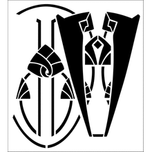 Пример трафарета Бордюр 217