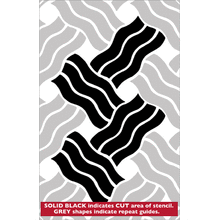 Пример трафарета Обои 66