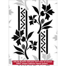 Пример трафарета Обои 78