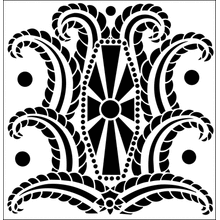 Пример трафарета Плитка 50