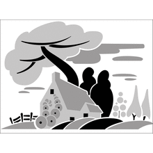 Пример трафарета Мотив 29