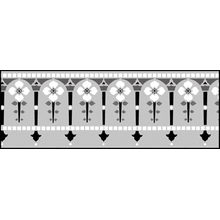 Трафарет Бордюр 293
