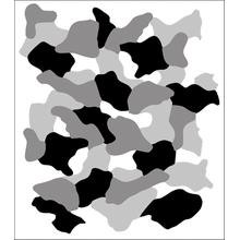 Пример трафарета Камуфляж