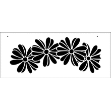 Пример трафарета Цепочка маргаритка 1