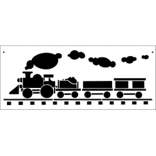 Пример трафарета Поезд 2