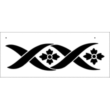 Пример трафарета Звезды и ленты