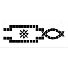 Пример трафарета Мозаика 2