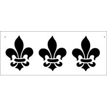 Пример трафарета Флер де лю 1