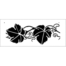 Пример трафарета Виноградные листья