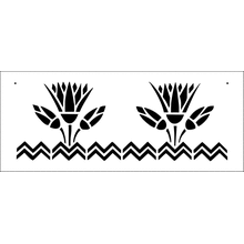 Пример трафарета Лотус 1