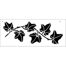 Пример трафарета Плющ 4