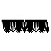 Пример трафарета Яйца и пики