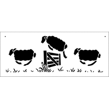 Пример трафарета Овцы