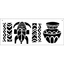 Пример трафарета Африка 2