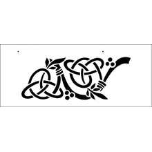 Пример трафарета Кельтский бордюр 7