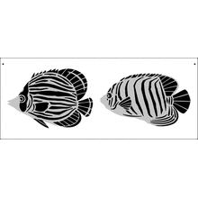 Пример трафарета Рыба 5