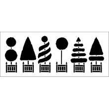 Пример трафарета Топиари