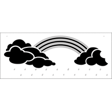 Пример трафарета Радуга 3