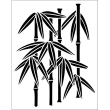 Пример трафарета Бамбук 3