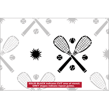 Пример трафарета Обои Уимблдон