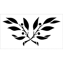 Пример трафарета Романский мотив