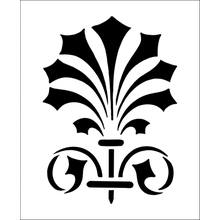 Пример трафарета Турецкий мотив