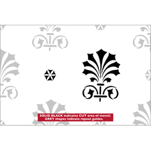 Пример трафарета Турецкие обои